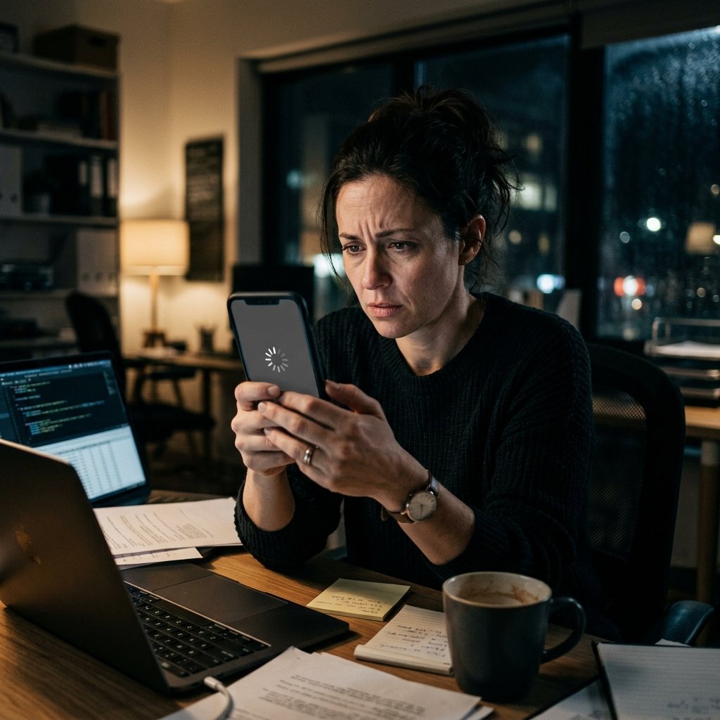 O site que não abre