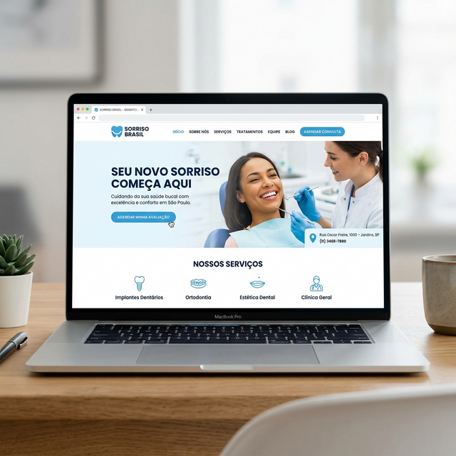 Site Clínica Odontológica - Projeto Markenet