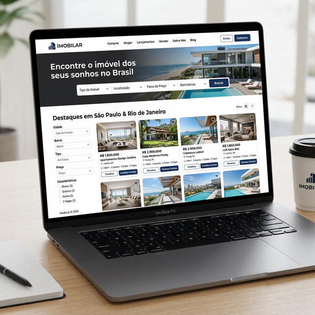 Site Imobiliária - Projeto Markenet